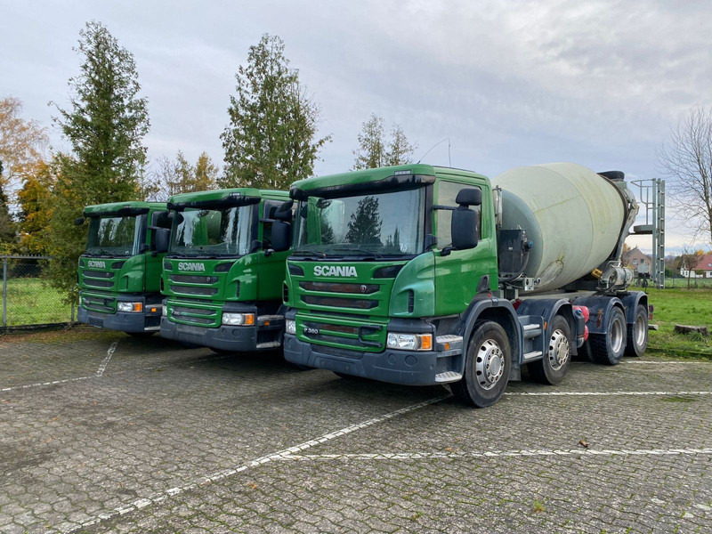 Scania 2x P360 Betonmischer 8x4 Blatt/Blatt E6 2 stück - Автобетоносмеситель: фото 1 Scania 2x P360 Betonmischer 8x4 Blatt/Blatt E6 2 stück - Автобетоносмеситель: фото 1