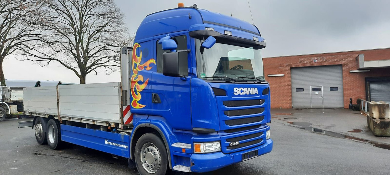 Scania G440 Pritsche 6x2 Kran am Heck vor. - Грузовик бортовой/ Платформа, Автоманипулятор: фото 2 Scania G440 Pritsche 6x2 Kran am Heck vor. - Грузовик бортовой/ Платформа, Автоманипулятор: фото 2