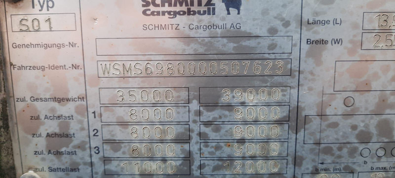 Schmitz Cargobull 3-Achser Pritsche Plane - Тентованный полуприцеп: фото 5 Schmitz Cargobull 3-Achser Pritsche Plane - Тентованный полуприцеп: фото 5