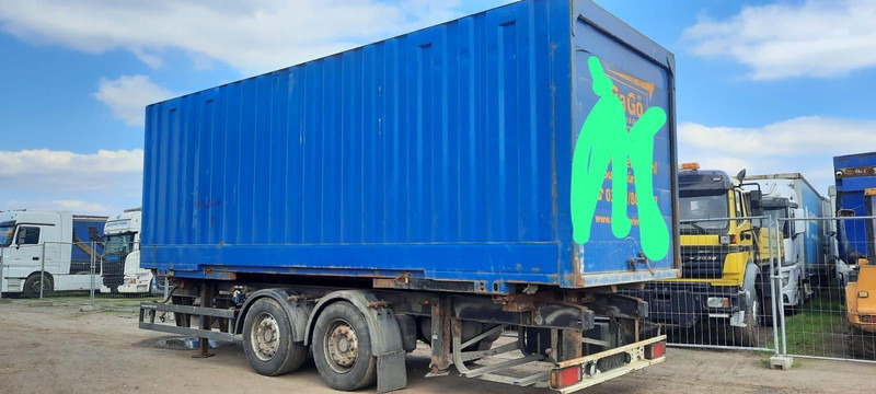 Schmitz Cargobull Containeranhänger mit Container - Прицеп-контейнеровоз/ Сменный кузов: фото 3 Schmitz Cargobull Containeranhänger mit Container - Прицеп-контейнеровоз/ Сменный кузов: фото 3