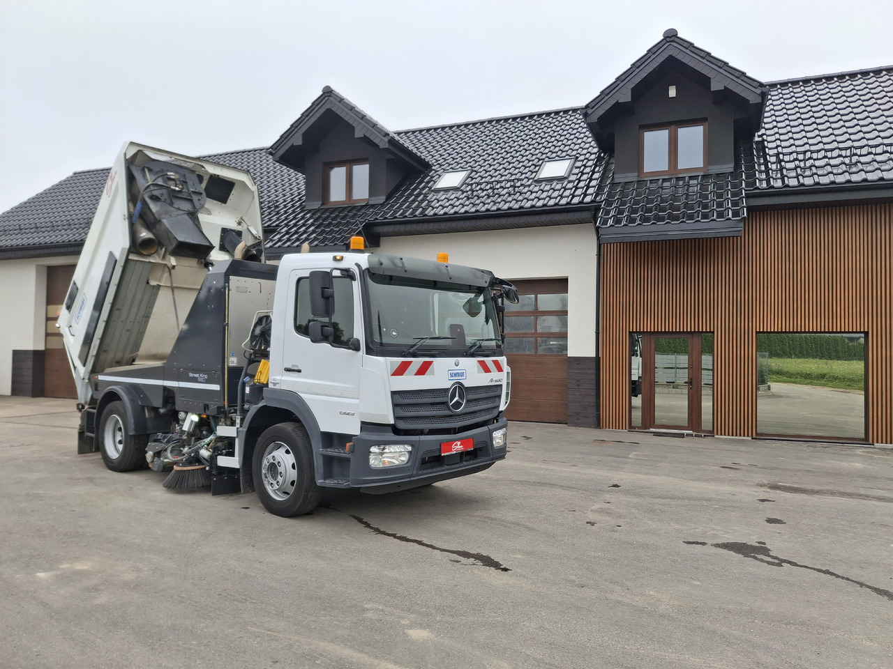 Подметально-уборочная машина MERCEDES-BENZ Atego 1523 Zamiatarka Kehrmaschine Schmidt Street King 660 Euro 6 PM10 2 Motoren Szczotki L/R 2016r: фото 17