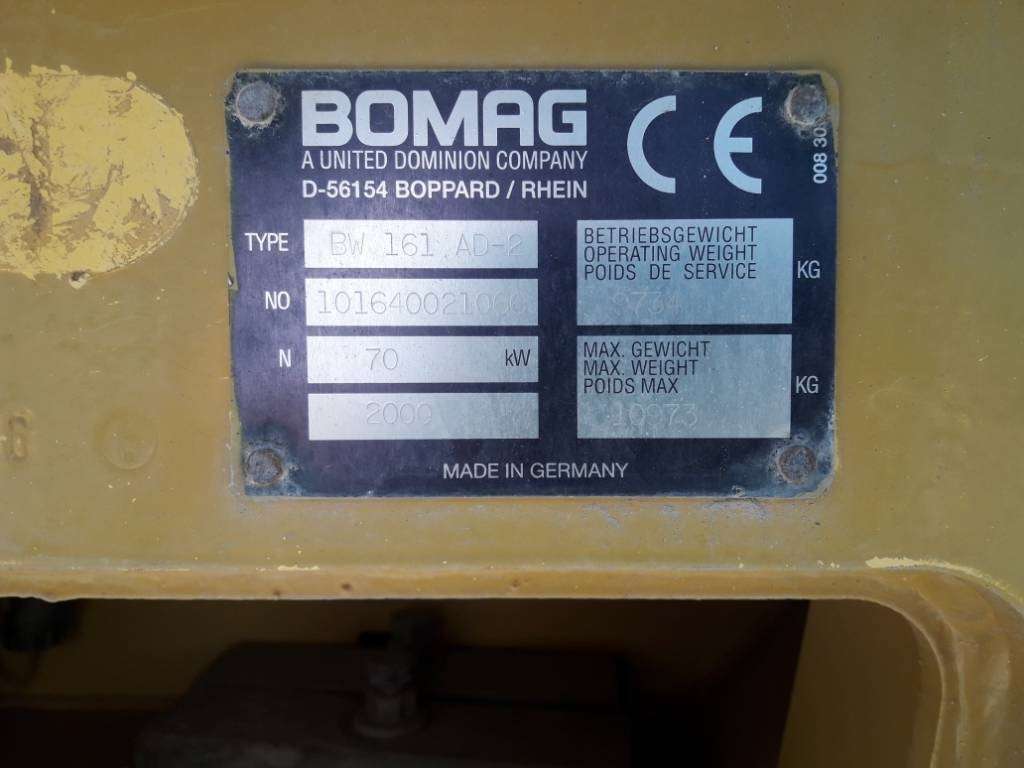 Дорожный каток Bomag BW161AD-2: фото 8