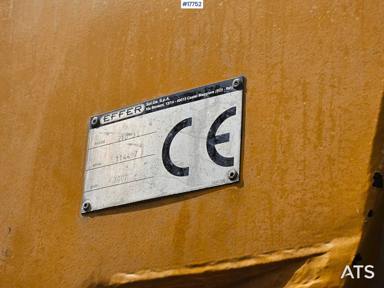 2007 Iveco Trakker +EFFER 210 3s в лизинг 2007 Iveco Trakker +EFFER 210 3s: фото 18 2007 Iveco Trakker +EFFER 210 3s в лизинг 2007 Iveco Trakker +EFFER 210 3s: фото 18