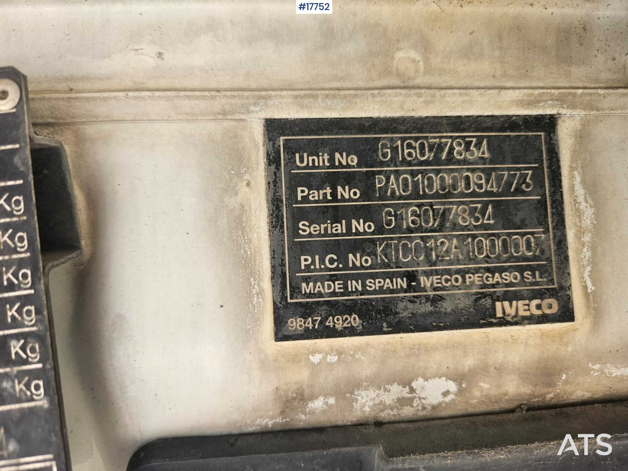 2007 Iveco Trakker +EFFER 210 3s в лизинг 2007 Iveco Trakker +EFFER 210 3s: фото 17 2007 Iveco Trakker +EFFER 210 3s в лизинг 2007 Iveco Trakker +EFFER 210 3s: фото 17