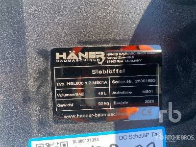 HAENER HSL600 1.2 MS01 Q/C Skeleton (Unused) - Ковш для экскаватора: фото 5 HAENER HSL600 1.2 MS01 Q/C Skeleton (Unused) - Ковш для экскаватора: фото 5