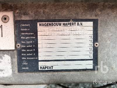 HAPERT K2000 FORTE T/A - Прицеп для спецтехники: фото 5 HAPERT K2000 FORTE T/A - Прицеп для спецтехники: фото 5