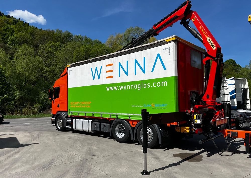 Scania G420 // Tandem // HDS Palfinger 18002 EH // Przyczepa // Oś skrętna podnoszona // Video !!! - Тентованный грузовик, Автоманипулятор: фото 5 Scania G420 // Tandem // HDS Palfinger 18002 EH // Przyczepa // Oś skrętna podnoszona // Video !!! - Тентованный грузовик, Автоманипулятор: фото 5