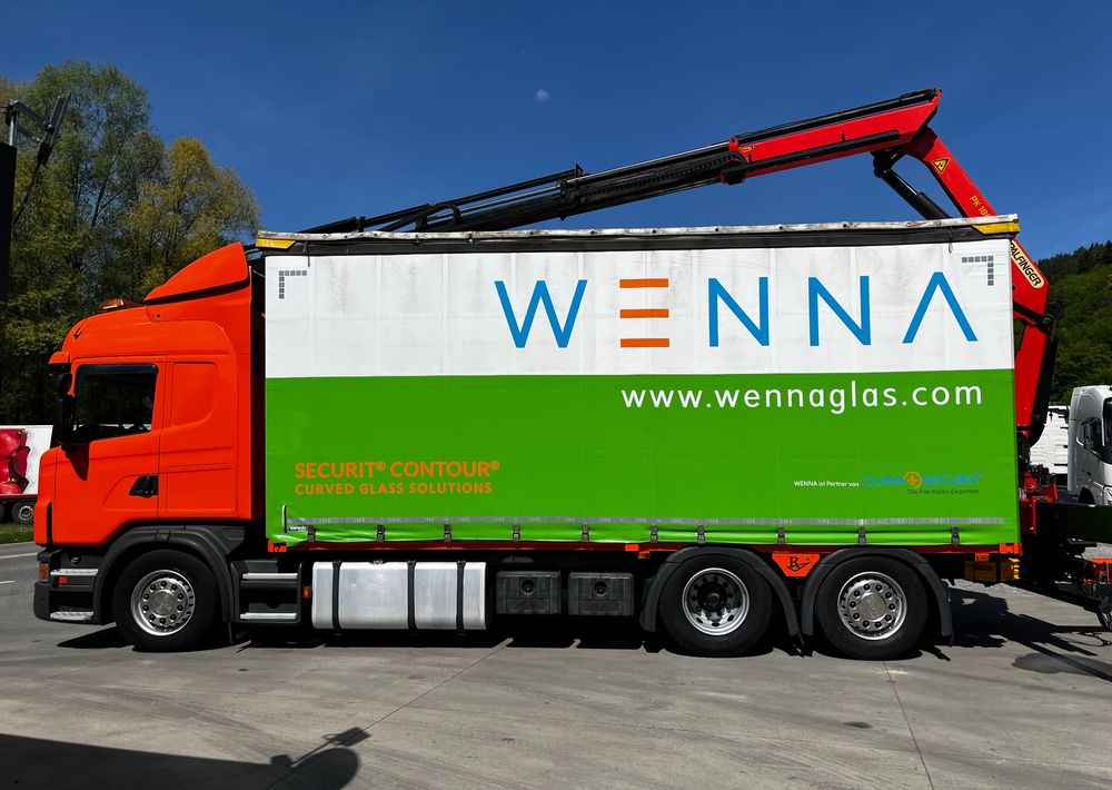 Scania G420 // Tandem // HDS Palfinger 18002 EH // Przyczepa // Oś skrętna podnoszona // Video !!! - Тентованный грузовик, Автоманипулятор: фото 3 Scania G420 // Tandem // HDS Palfinger 18002 EH // Przyczepa // Oś skrętna podnoszona // Video !!! - Тентованный грузовик, Автоманипулятор: фото 3