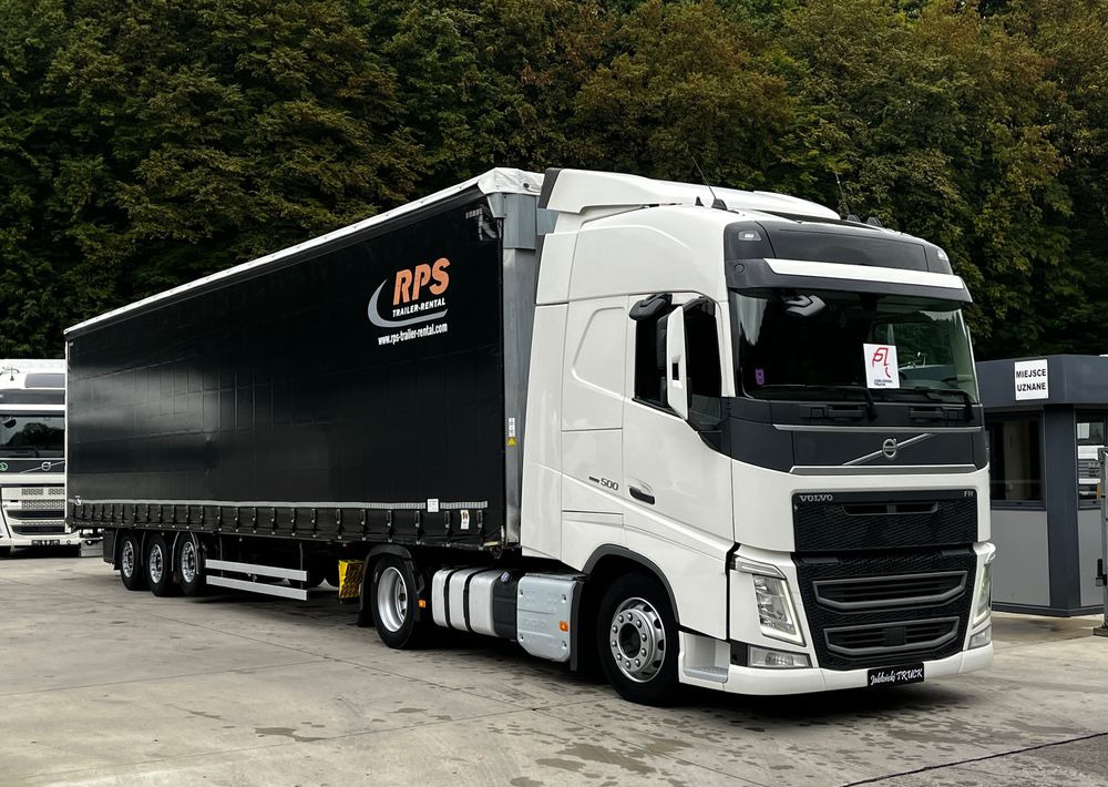 Volvo FH 500 Mega 2016 Rok + Fliegl 2017 // Oś podnoszona // Zestaw ! - Тягач, Тентованный полуприцеп: фото 1 Volvo FH 500 Mega 2016 Rok + Fliegl 2017 // Oś podnoszona // Zestaw ! - Тягач, Тентованный полуприцеп: фото 1