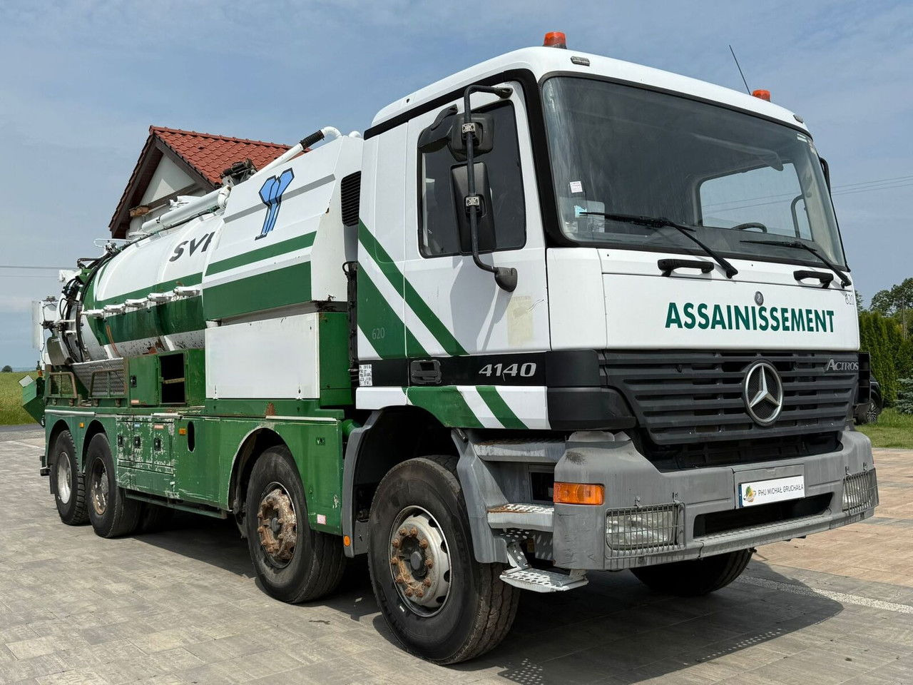 Mercedes-Benz Actros 4140 8x4 Wóz Asenizacyjny Beczkowóz 16500 Litrów - Ассенизатор: фото 1 Mercedes-Benz Actros 4140 8x4 Wóz Asenizacyjny Beczkowóz 16500 Litrów - Ассенизатор: фото 1