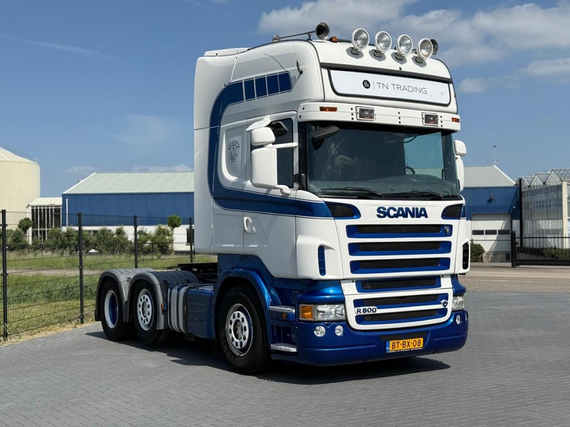 Scania R 500 A 6X2/4 STEERING PUSHER, MANUEL, RETARDER, LEATHER, TOP. - Тягач: фото 1 Scania R 500 A 6X2/4 STEERING PUSHER, MANUEL, RETARDER, LEATHER, TOP. - Тягач: фото 1