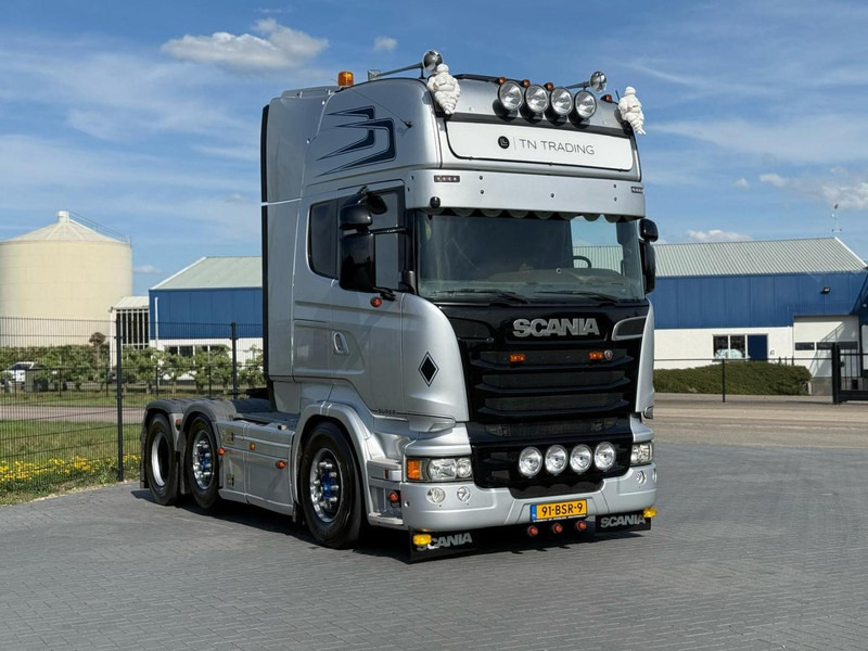 Scania R520 V8 NIEUWE BANDEN, SMARTTACHO 2, FULL AIR, STEERING PUSHER. - Тягач: фото 1 Scania R520 V8 NIEUWE BANDEN, SMARTTACHO 2, FULL AIR, STEERING PUSHER. - Тягач: фото 1