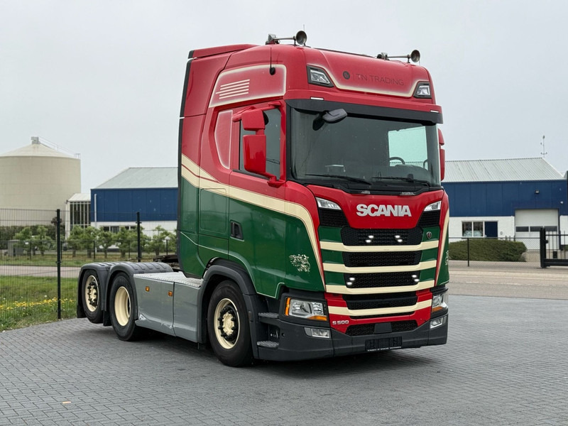 Scania S500 BOOGIE, HYDRAULICS, LEATHER SEATS, 2.95WB, VOL SPOILER. - Тягач: фото 1 Scania S500 BOOGIE, HYDRAULICS, LEATHER SEATS, 2.95WB, VOL SPOILER. - Тягач: фото 1