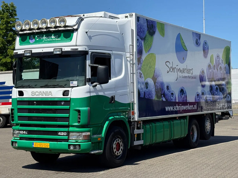 Scania R124-420 6x2 Euro 2 Topline Closed Box - Рефрижератор: фото 1 Scania R124-420 6x2 Euro 2 Topline Closed Box - Рефрижератор: фото 1