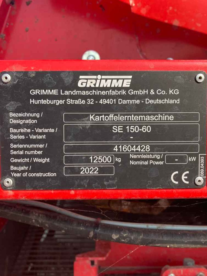 Grimme SE 150-60 UB - Картофелеуборочный комбайн: фото 3 Grimme SE 150-60 UB - Картофелеуборочный комбайн: фото 3
