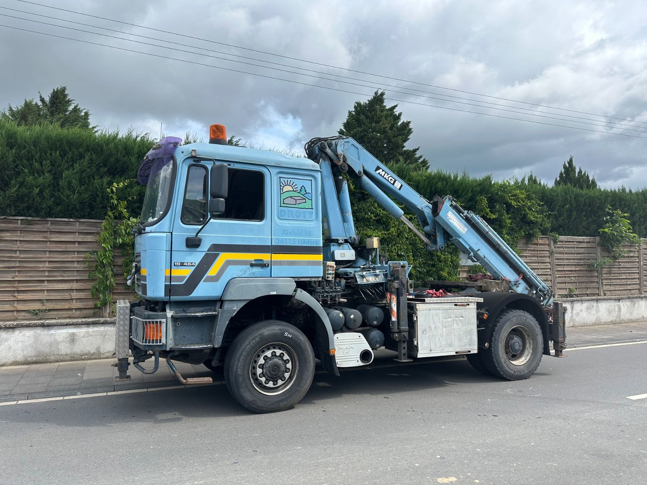 MAN F2000/19.464/4x4/defect crane/AHK - Тягач: фото 1 MAN F2000/19.464/4x4/defect crane/AHK - Тягач: фото 1