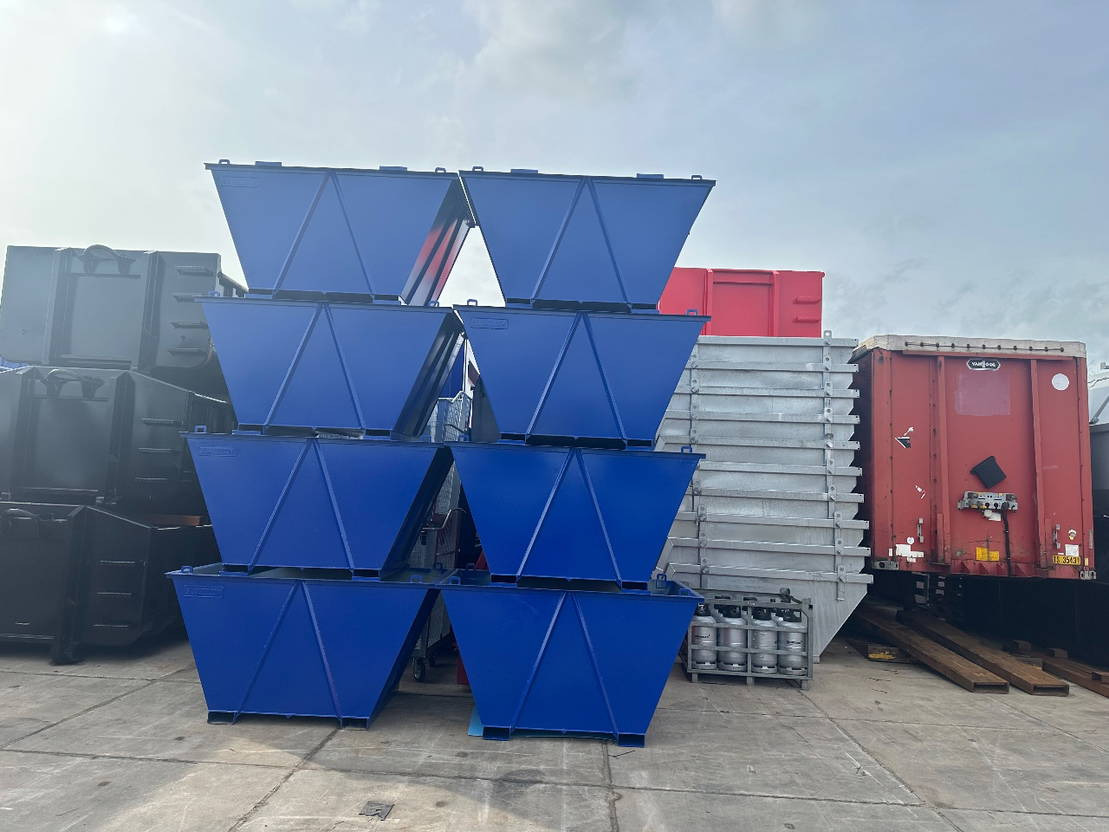 Sidalco 2 m3 sorteer bakjes - Бункер накопитель: фото 3 Sidalco 2 m3 sorteer bakjes - Бункер накопитель: фото 3