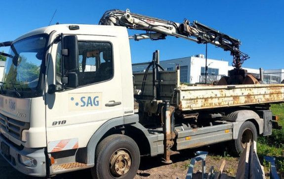 Mercedes-Benz Atego 2 4-Zyl. 4x2 918 4x2 KRAN TEREX 65.2 - Самосвал, Автоманипулятор: фото 3 Mercedes-Benz Atego 2 4-Zyl. 4x2 918 4x2 KRAN TEREX 65.2 - Самосвал, Автоманипулятор: фото 3