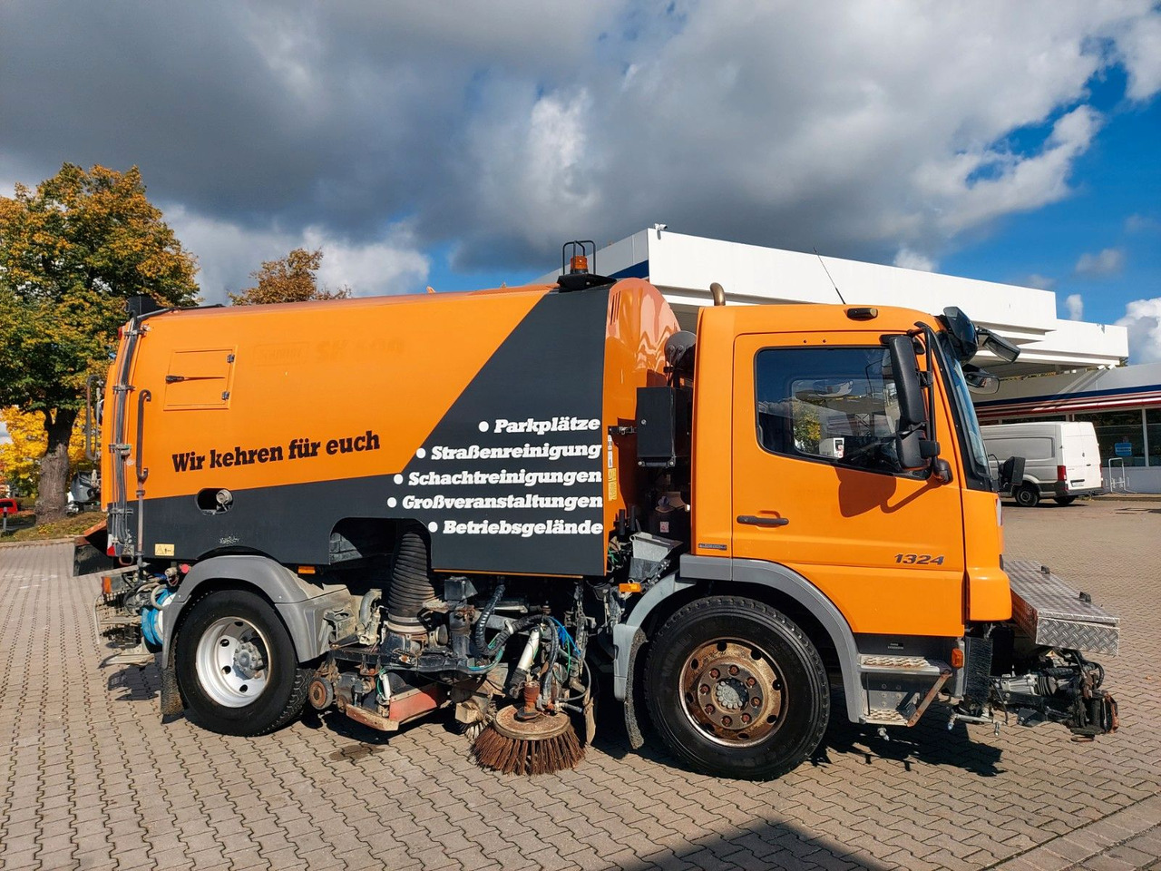 Mercedes-Benz Atego 2 6-Zyl. 4x2 1324 Schmidt SK 600 Klima в лизинг Mercedes-Benz Atego 2 6-Zyl. 4x2 1324 Schmidt SK 600 Klima: фото 9