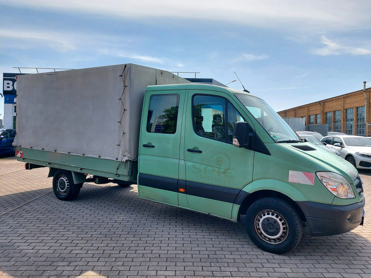 Тентованный фургон, Грузопассажирский фургон Mercedes-Benz Sprinter II Pritsche/DoKa 313 CDI KLIMA 7 SITZE: фото 8