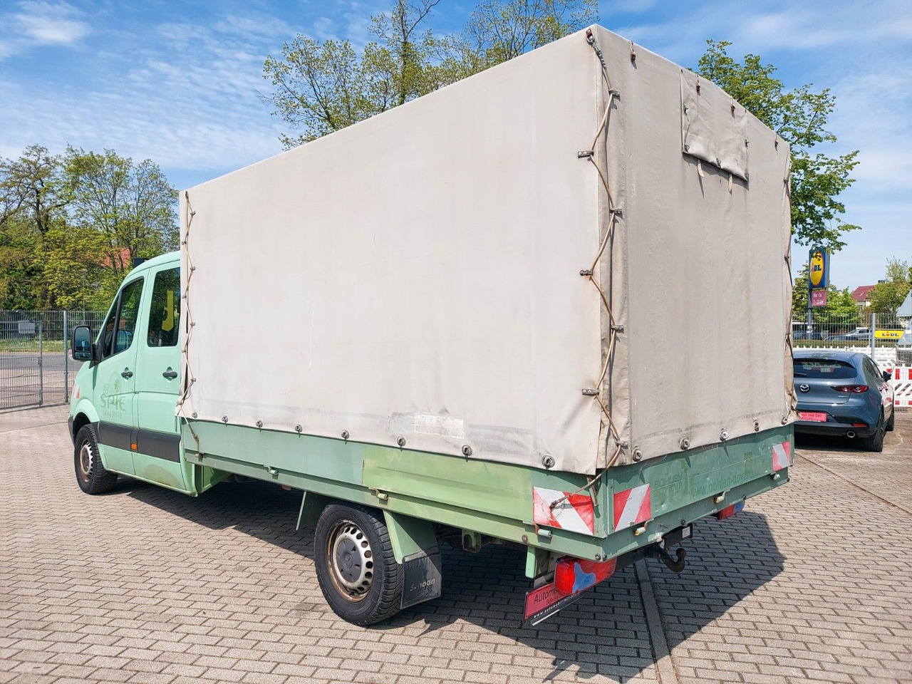 Mercedes-Benz Sprinter II Pritsche/DoKa 313 CDI KLIMA 7 SITZE - Тентованный фургон, Грузопассажирский фургон: фото 4 Mercedes-Benz Sprinter II Pritsche/DoKa 313 CDI KLIMA 7 SITZE - Тентованный фургон, Грузопассажирский фургон: фото 4