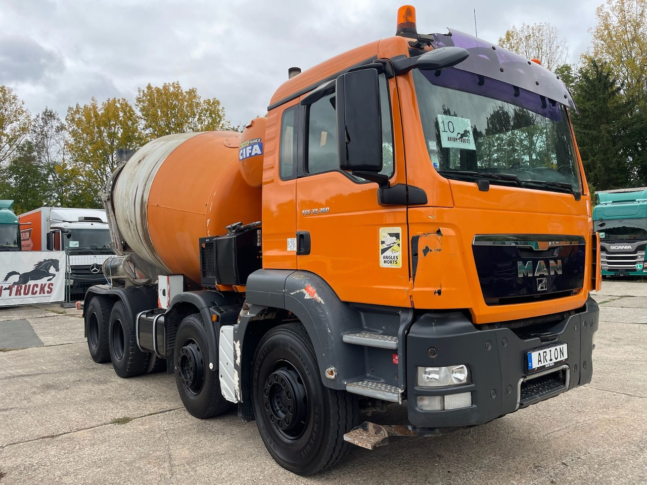 MAN TGS 32.360 8x4 BB Betonmischer/CIFA/SL9/9m3/EU4 - Автобетоносмеситель: фото 1 MAN TGS 32.360 8x4 BB Betonmischer/CIFA/SL9/9m3/EU4 - Автобетоносмеситель: фото 1