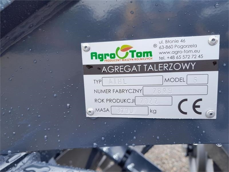 Дисковая борона Agro - TOM 6 Meter discharve Agro-Tom 6 m. bugseret di: фото 11