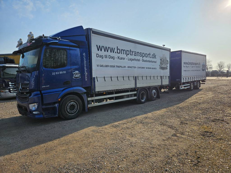 Mercedes-Benz Actros 2540 L // Lift // Kærre // ACC - Тентованный грузовик: фото 1 Mercedes-Benz Actros 2540 L // Lift // Kærre // ACC - Тентованный грузовик: фото 1