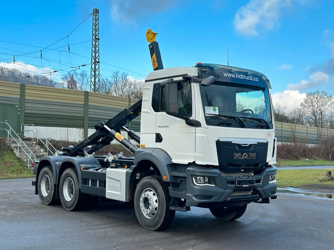 Крюковой мультилифт, Автоманипулятор MAN TGS 33.440 6x4 Euro6e Abrollkipper Hyva: фото 8