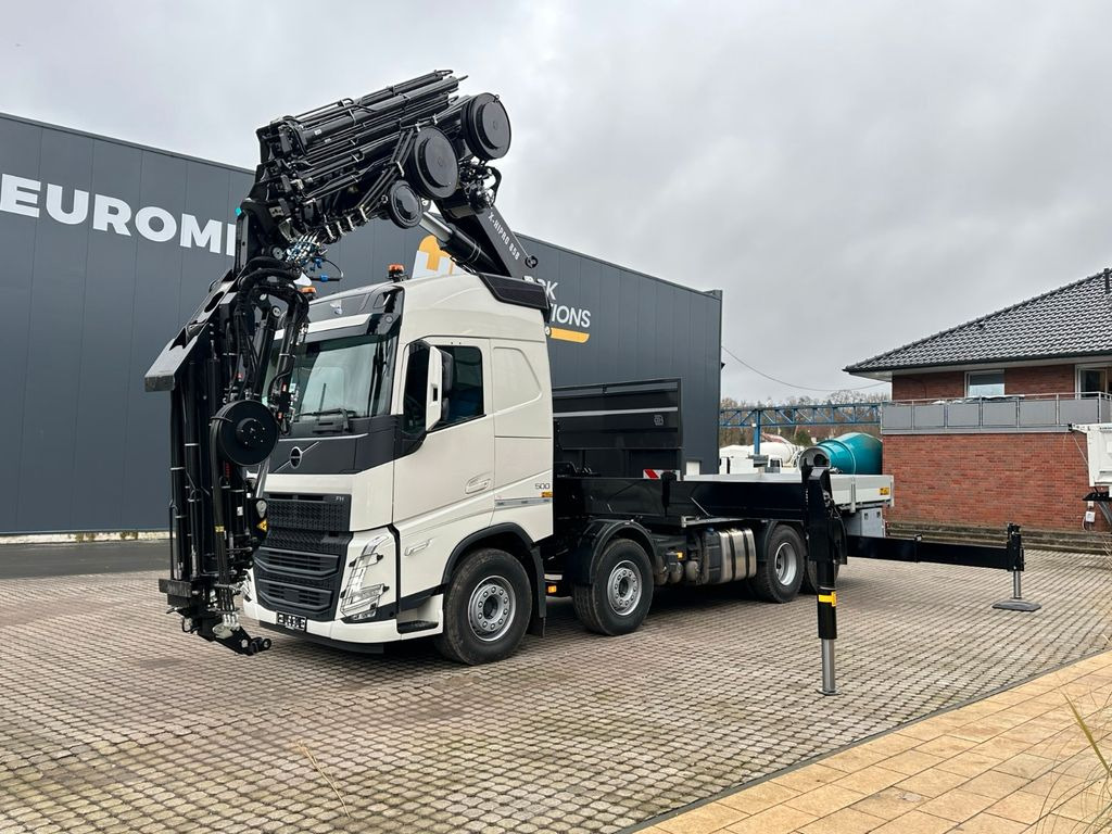 Volvo FH500 8X4 Kran HIAB X-HiPro858E-8 & Jib150x-6 - Грузовик бортовой/ Платформа, Автоманипулятор: фото 3 Volvo FH500 8X4 Kran HIAB X-HiPro858E-8 & Jib150x-6 - Грузовик бортовой/ Платформа, Автоманипулятор: фото 3
