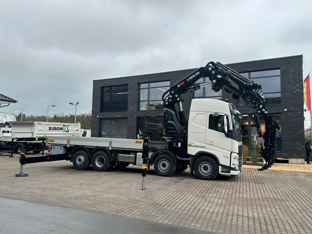 Volvo FH500 8X4 Kran HIAB X-HiPro858E-8 & Jib150x-6 - Грузовик бортовой/ Платформа, Автоманипулятор: фото 4 Volvo FH500 8X4 Kran HIAB X-HiPro858E-8 & Jib150x-6 - Грузовик бортовой/ Платформа, Автоманипулятор: фото 4