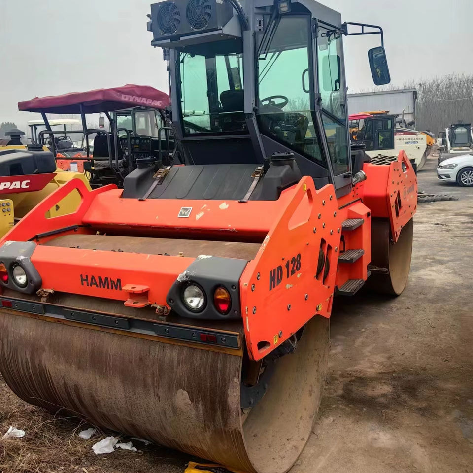 Used Hamm HD128 HD138 HD110 Double Drum Vibratory Road Roller for Sale with Core Components Engine and Pump - Дорожный каток: фото 1 Used Hamm HD128 HD138 HD110 Double Drum Vibratory Road Roller for Sale with Core Components Engine and Pump - Дорожный каток: фото 1