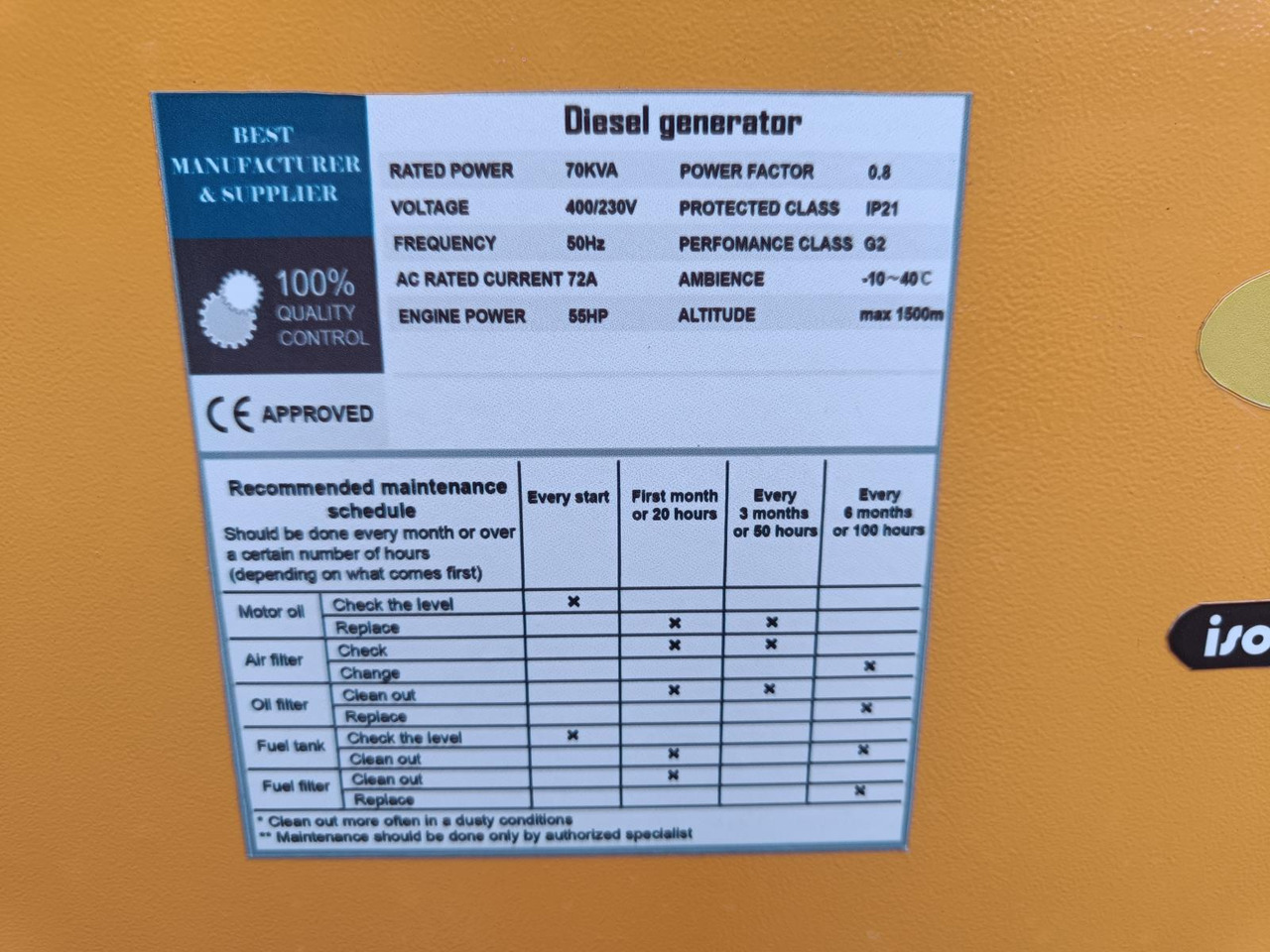 Stahltech 70kVA Diesel Generator Nieuw - Электрогенератор: фото 3 Stahltech 70kVA Diesel Generator Nieuw - Электрогенератор: фото 3
