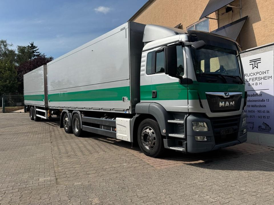 MAN TGS 26.460 2xAHK/2xLBW/Lenk-Lift/kpl.Zug - Грузовик с закрытым кузовом: фото 1 MAN TGS 26.460 2xAHK/2xLBW/Lenk-Lift/kpl.Zug - Грузовик с закрытым кузовом: фото 1