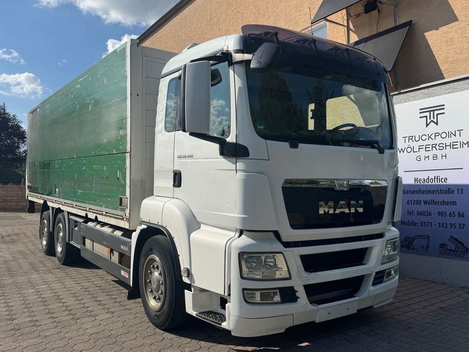 MAN TGS 26.480/Lenk-Lift/Kamera/AHK/Staplerhalterung - Грузовик с закрытым кузовом: фото 1 MAN TGS 26.480/Lenk-Lift/Kamera/AHK/Staplerhalterung - Грузовик с закрытым кузовом: фото 1