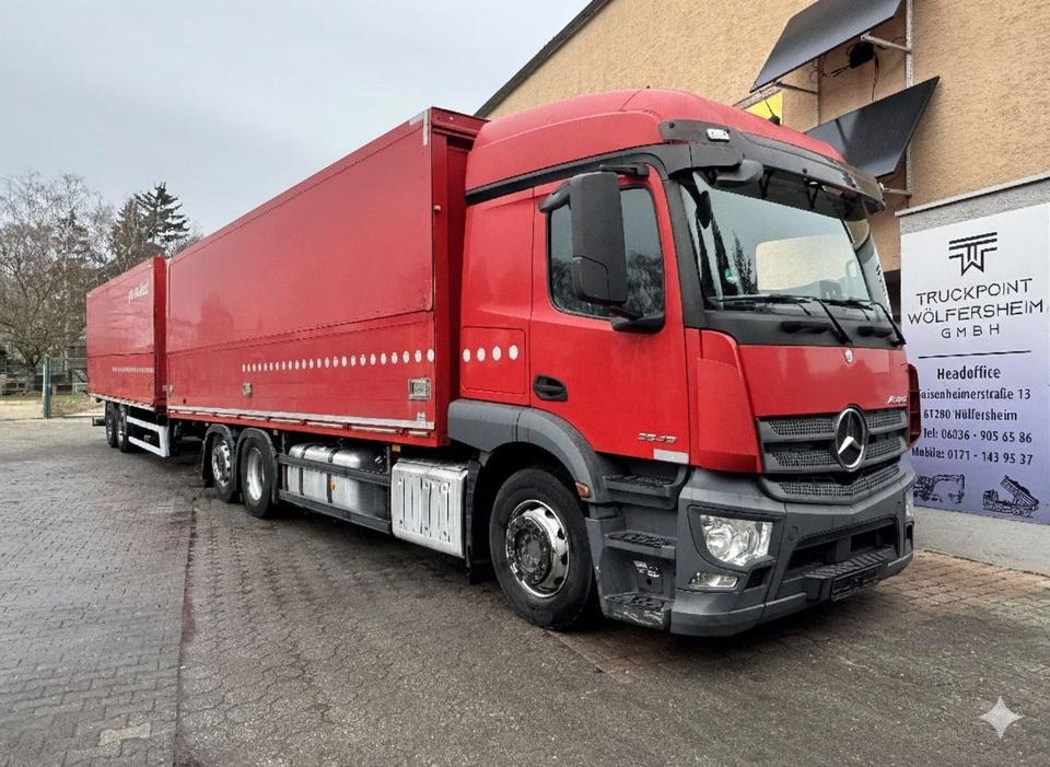 Mercedes-Benz Actros2543/Retarder/Lenk-Lift/2xAHK/Top-Zustand! - Грузовик с закрытым кузовом: фото 1 Mercedes-Benz Actros2543/Retarder/Lenk-Lift/2xAHK/Top-Zustand! - Грузовик с закрытым кузовом: фото 1
