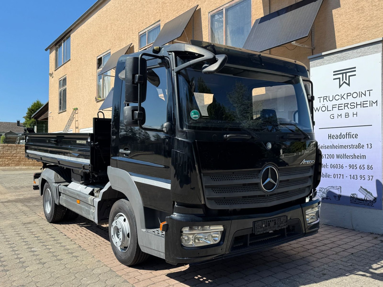 Mercedes-Benz Atego 818/MEILLER/B-B/Klima/aus1.Hand - Малотоннажный самосвал: фото 1 Mercedes-Benz Atego 818/MEILLER/B-B/Klima/aus1.Hand - Малотоннажный самосвал: фото 1