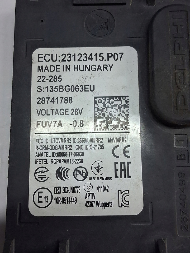 CONTINENTAL RADAR DISTRONIK RENAULT GAMA T C K RANGE VOLVO FH 4 FM 4 FH 5 - Электрическая система для Грузовиков: фото 4 CONTINENTAL RADAR DISTRONIK RENAULT GAMA T C K RANGE VOLVO FH 4 FM 4 FH 5 - Электрическая система для Грузовиков: фото 4