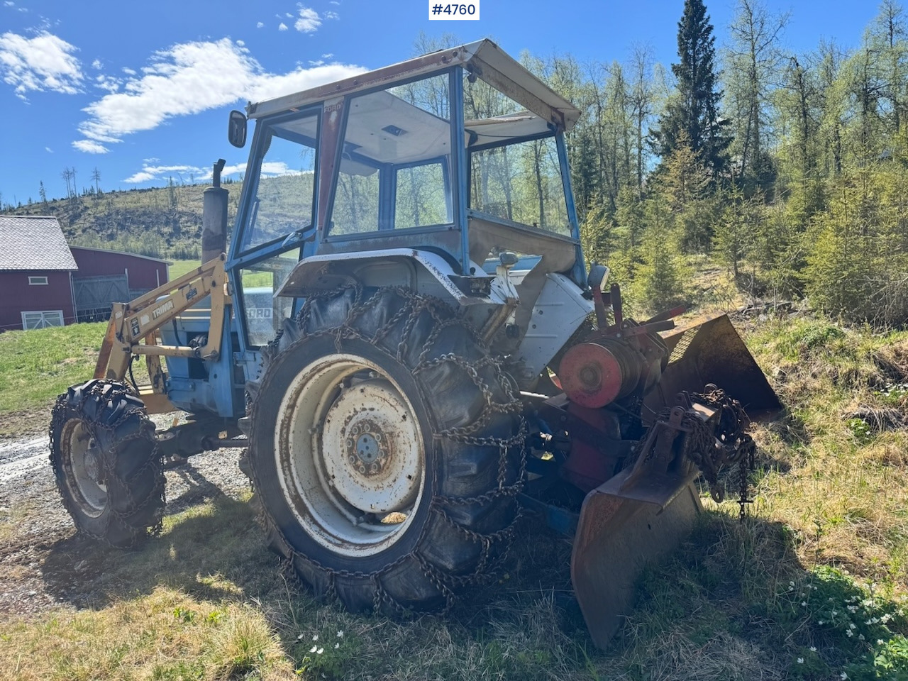 1978 Ford 6600 4x4 w/ Front Loader, Bucket, Twin Wheels and Winch. - Трактор: фото 4 1978 Ford 6600 4x4 w/ Front Loader, Bucket, Twin Wheels and Winch. - Трактор: фото 4