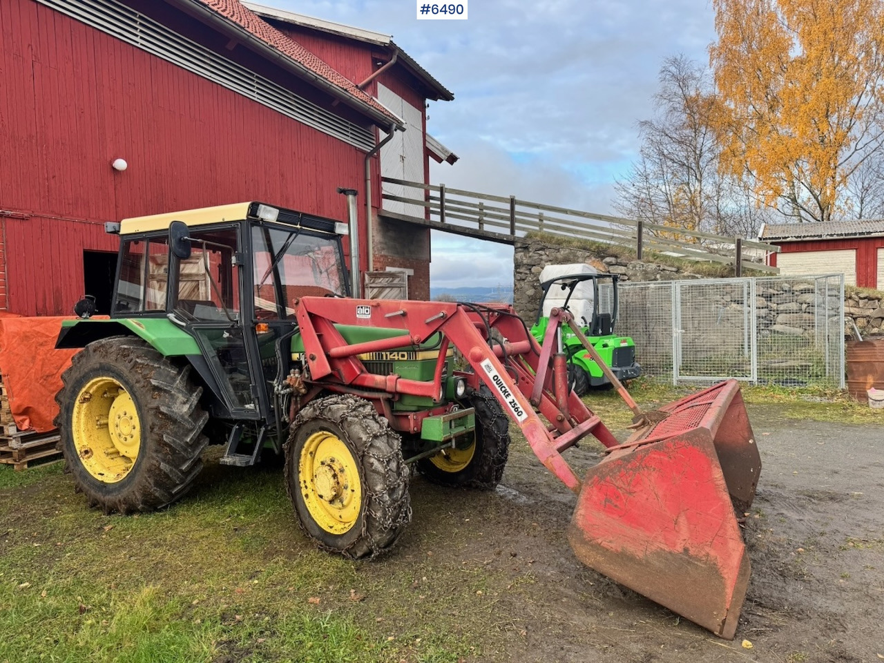 1980 John Deere 1140 w/ Front loader and bucket. - Трактор: фото 2 1980 John Deere 1140 w/ Front loader and bucket. - Трактор: фото 2