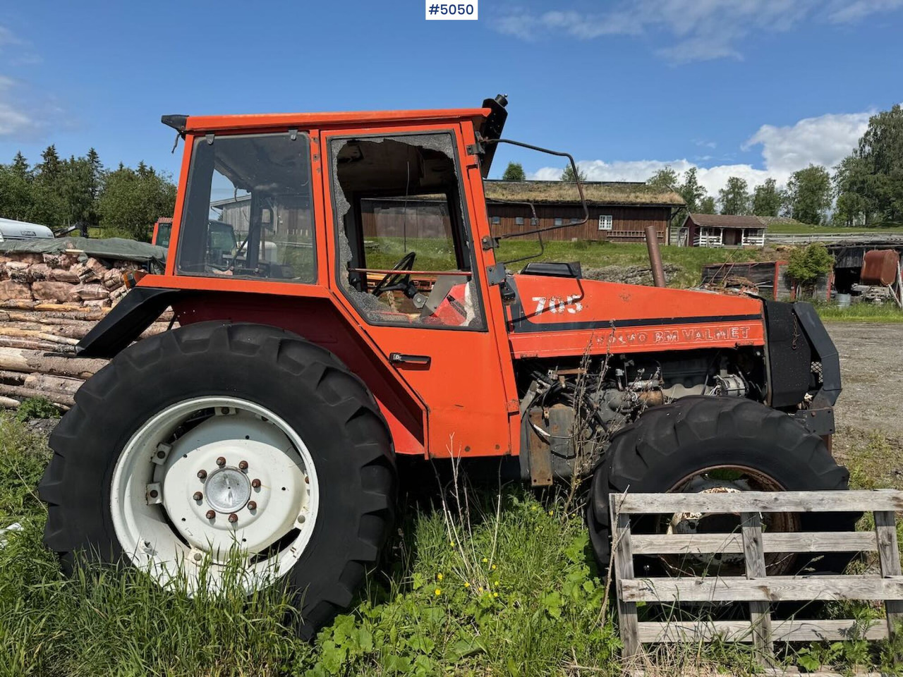 1985 Valmet 705 Turbo rep. Object - Трактор: фото 1 1985 Valmet 705 Turbo rep. Object - Трактор: фото 1