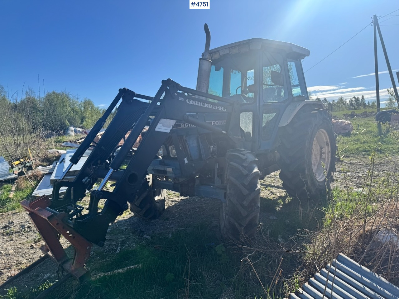 1987 Ford 6610 4x4 w/ Front loader. - Трактор: фото 5 1987 Ford 6610 4x4 w/ Front loader. - Трактор: фото 5