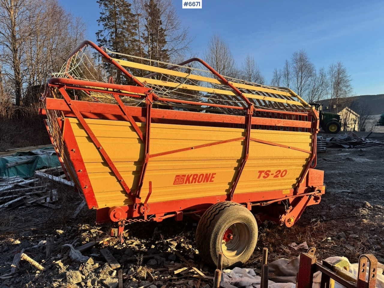 1989 Krone Unloader Trailer - Техника для сенозаготовки: фото 3 1989 Krone Unloader Trailer - Техника для сенозаготовки: фото 3