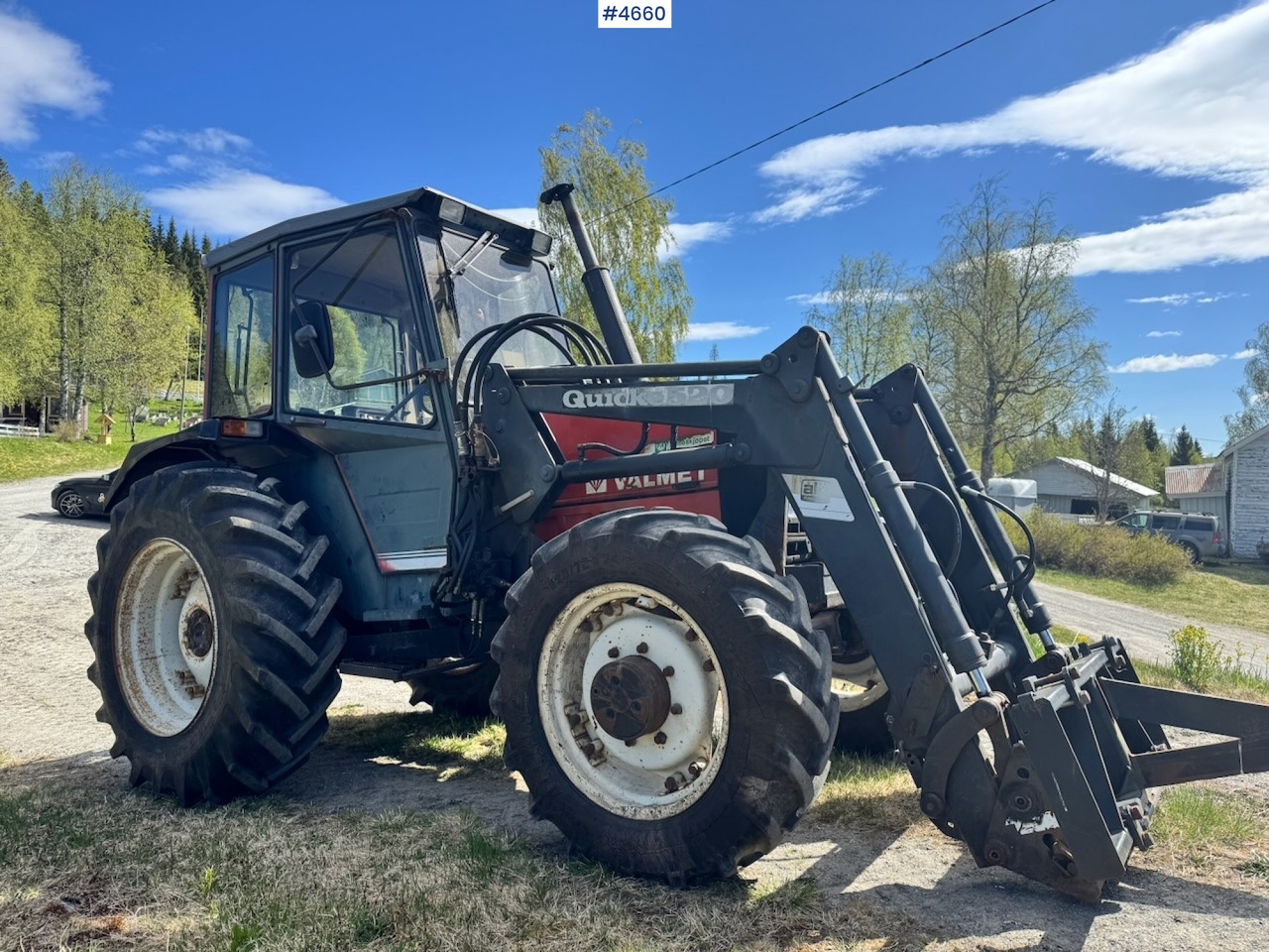 1989 Valmet 455 4x4 w/ Front loader - Трактор: фото 4 1989 Valmet 455 4x4 w/ Front loader - Трактор: фото 4
