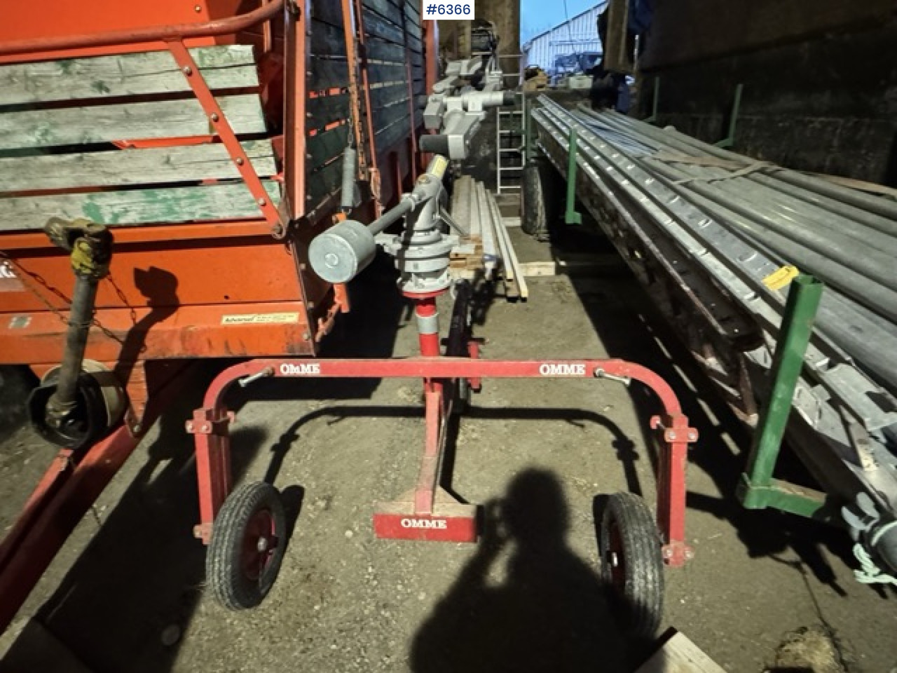 1990 Omme water tanker with Rovatti pump, cannon and pipes - Опрыскиватель: фото 5 1990 Omme water tanker with Rovatti pump, cannon and pipes - Опрыскиватель: фото 5