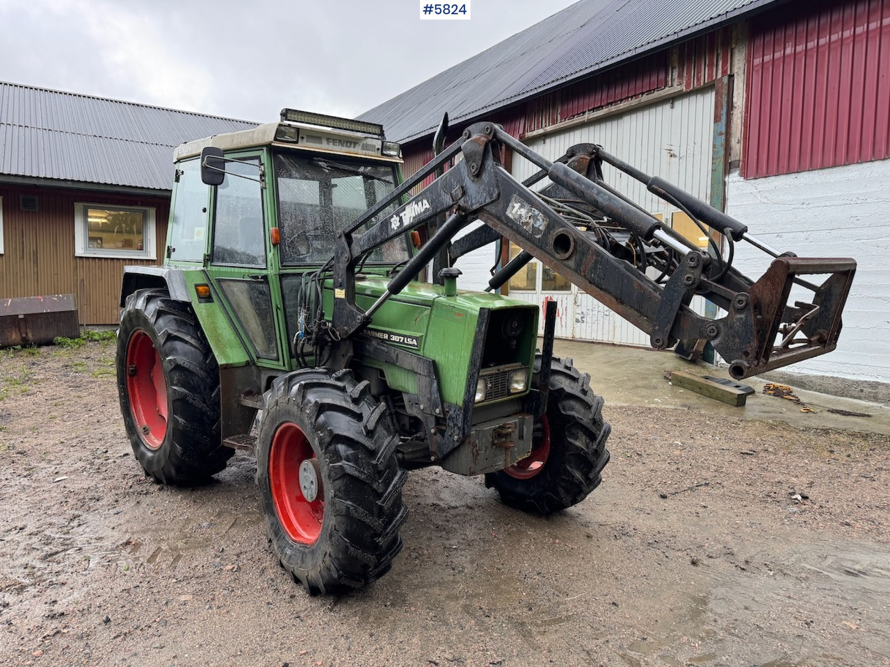 1991 Fendt Farmer 307 LSA w/ front loader. - Трактор: фото 4 1991 Fendt Farmer 307 LSA w/ front loader. - Трактор: фото 4