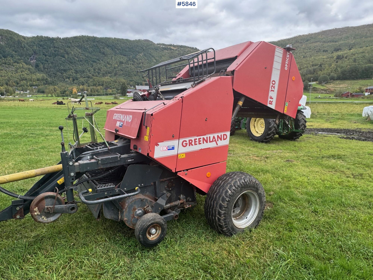 Техника для сенозаготовки 1996 Greenland RF120 round baler. WATCH THE VIDEO!: фото 6