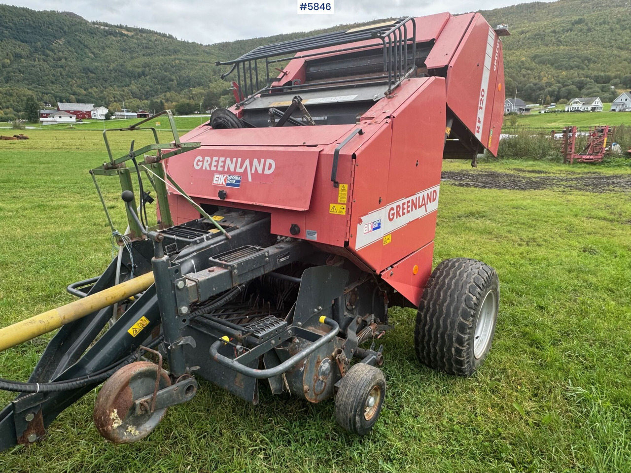 Техника для сенозаготовки 1996 Greenland RF120 round baler. WATCH THE VIDEO!: фото 7