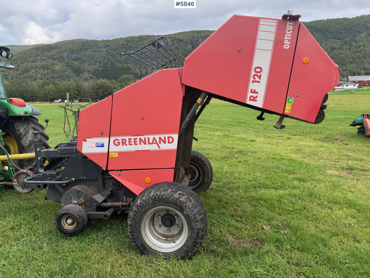 Техника для сенозаготовки 1996 Greenland RF120 round baler. WATCH THE VIDEO!: фото 5
