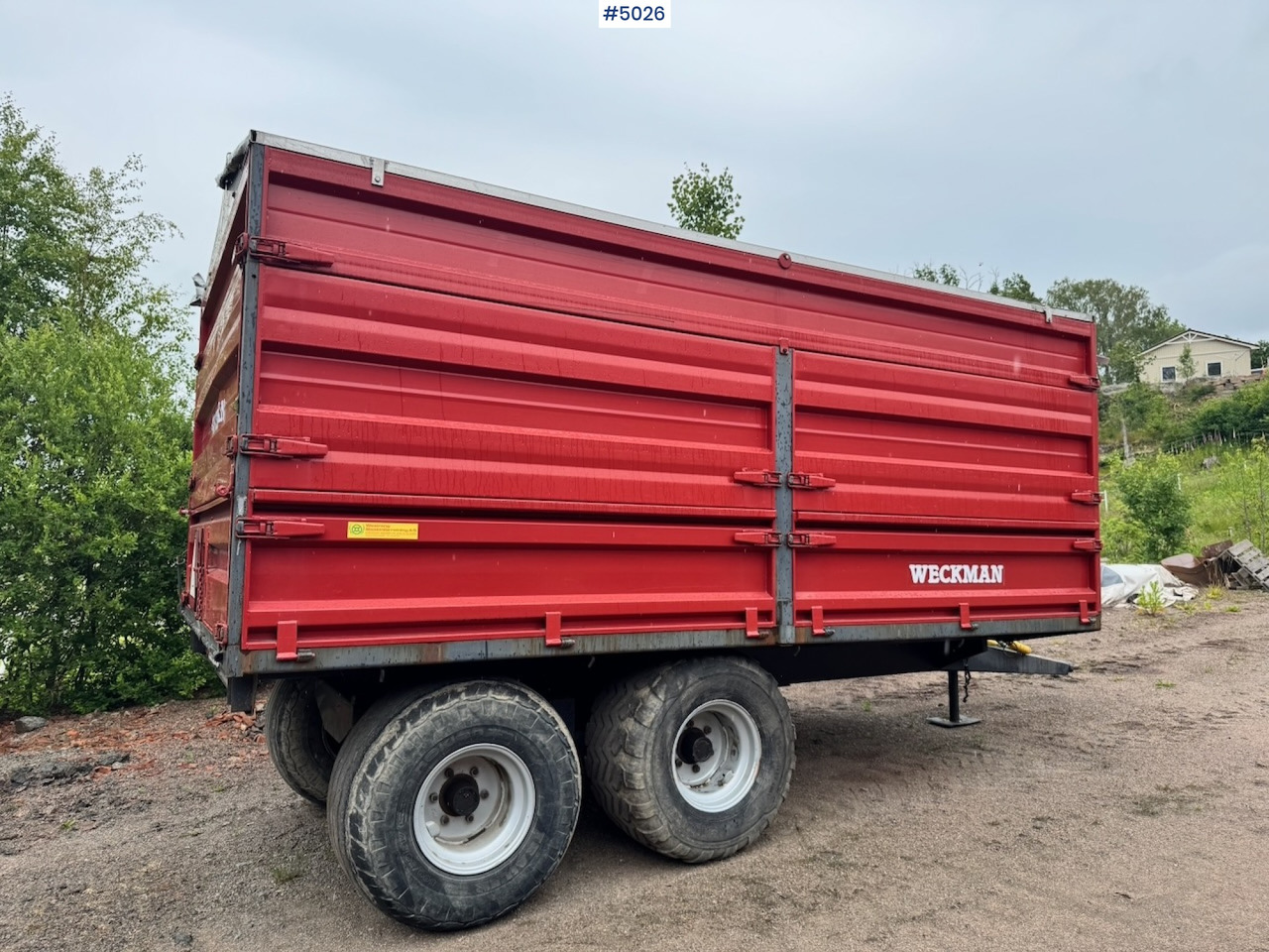 2000 Weckman Traktor trailer - Низкорамный прицеп: фото 5 2000 Weckman Traktor trailer - Низкорамный прицеп: фото 5